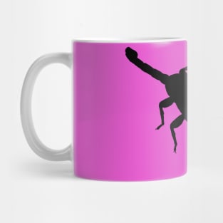 Scorpion Dark Outline Drawing Mug